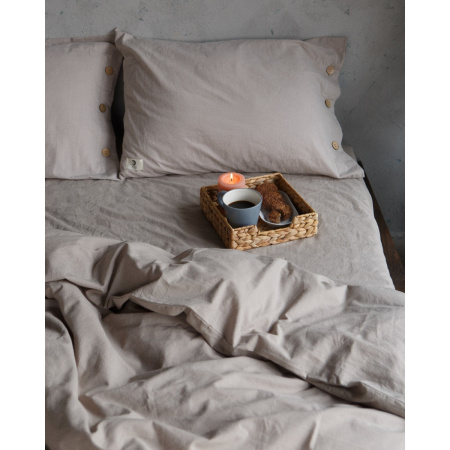 КПБ Евро Этель 50/70 Жатый хлопок Бежевый 4627795