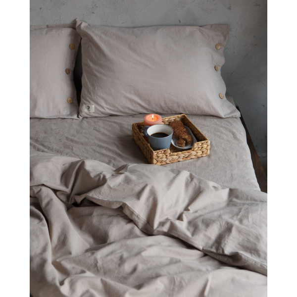 КПБ Евро Этель 50/70 Жатый хлопок Бежевый 4627795