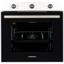 Встраиваемый Электрический духовой шкаф Carbonus 1 FA 622 AA BK/IN, цвет Нержавеющая сталь