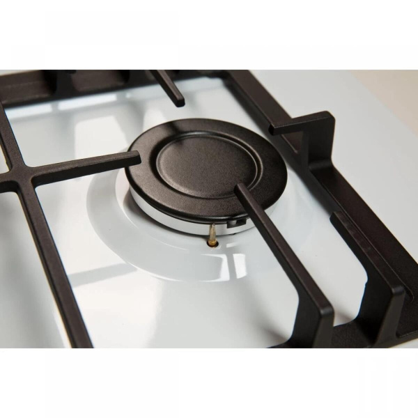 Встраиваемая варочная панель Газовая Oasis P-MWP, 58 см, цвет Белый