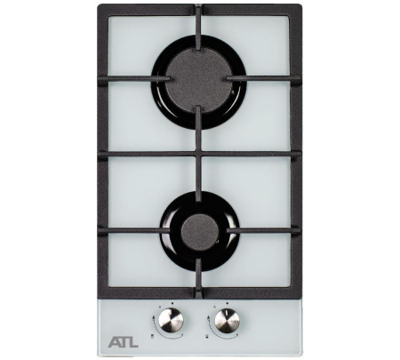 Встраиваемая варочная панель Газовая ATL 4 TB 30 WH MSGD, 30 см, цвет Белый