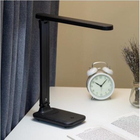 Настольная лампа ЭРА NLED-495-5W-BK Черный
