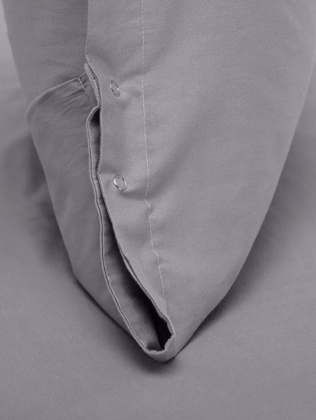 Наволочка-трансформер Mona Liza Steel  50/70 - 70/70 Серый 554106/2