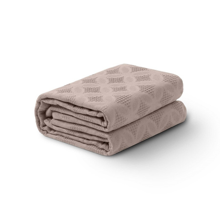 Плед Verossa Жаккард 190х220 Лепесток Кофе 930237