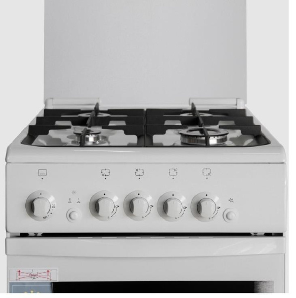 Газовая плита De Luxe 506040.04г(кр.) Ч/Р