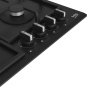 Встраиваемая варочная панель Газовая Beko HIYG 64225 SBO, 59 см, цвет Чёрный
