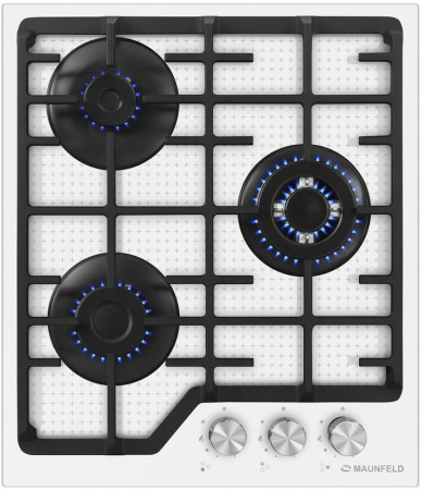 Встраиваемая варочная панель Газовая Maunfeld EGHG.43.73CW\G, 44 см, цвет Белый
