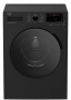 Стиральная машина с фронтальной загрузкой Beko WSPE7H616A, Max загрузка - 7,5кг, Max отжим - 1 200об/мин., цвет Чёрный