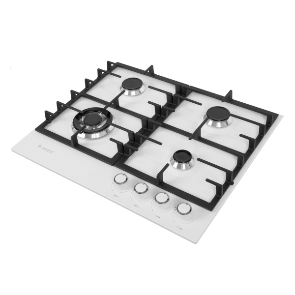 Встраиваемая варочная панель Газовая Gefest ПВГ 1214-01, 60 см, цвет Белый