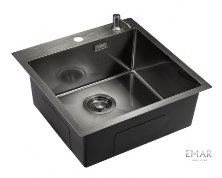 Кухонная мойка Emar EMB-117A PVD Nano Dark
