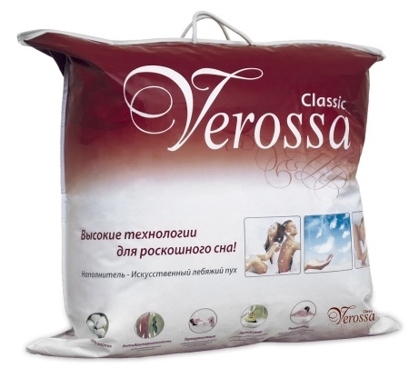 Подушка Verossa 70/70 Лебяжий пух Белый 169517