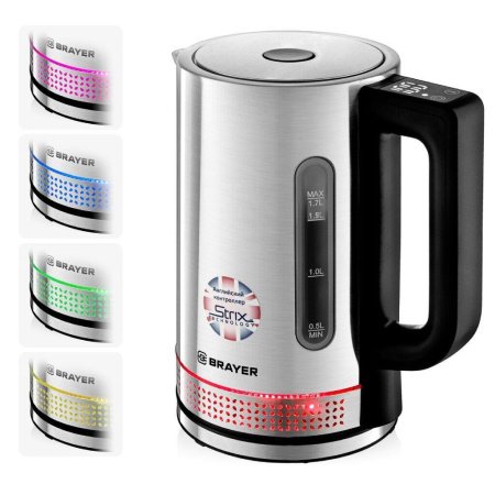 Электрический чайник Brayer 1060BR, цвет Серебристый