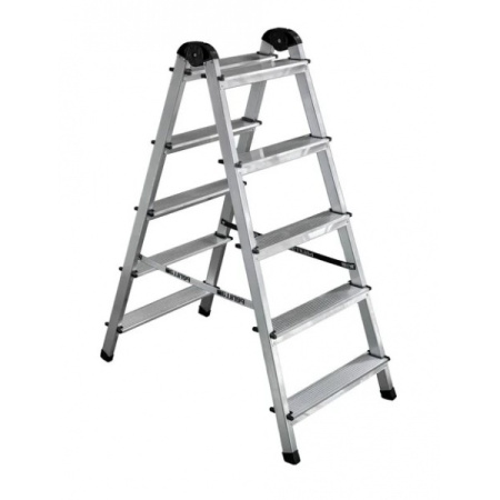 Лестница-стремянка двухсторонняя Perilla алюминевая 5-х ступенчатая 111405