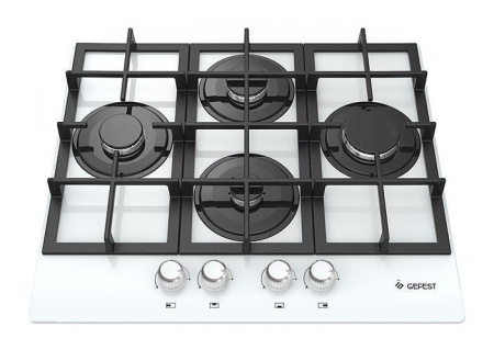 Встраиваемая варочная панель Газовая Gefest ПВГ 2231 К12, 60 см, цвет Белый