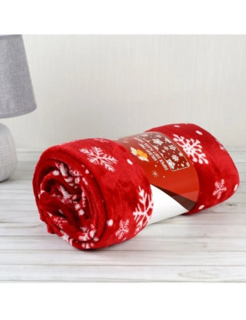 Плед Vse Doma Велсофт 150х200 Снежинки A86807