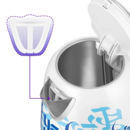 Электрический чайник Kitfort KT-6772, цвет Белый