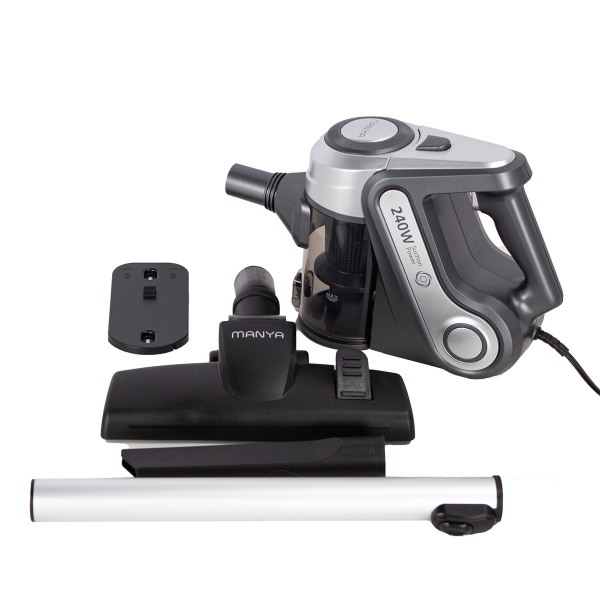 Пылесос Manya WC-602 Серый-Серебристый