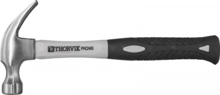 Молоток столярный Thorvik PHCH45 с фиберглассовой рукояткой 450 гр