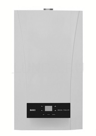 Газовый отопительный котел Baxi ECO NOVA 18F 2 контурный, для 180 площади отопления
