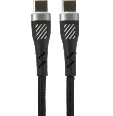 USB кабель Perfeo Power USB Type-C - Type-C 60Вт 1м C1105 Black