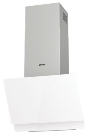 Вытяжка наклонная, настенная, Gorenje WHI649EXGW, цвет Белый, ширина 60см.