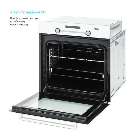 Встраиваемый Электрический духовой шкаф Manya BO638WXG, цвет Белый