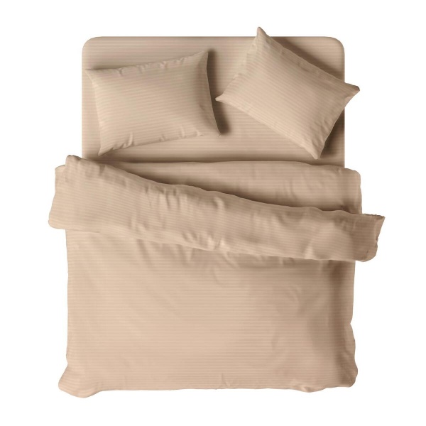 Простыня на резинке Волшебная Ночь 200/200/20 Caramel mousse Поплин 789246