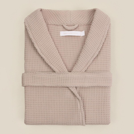 Халат SL Home вафельный мужской Basic Саббиа р-р. M коричневый 9849070