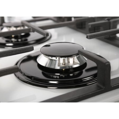 Встраиваемая варочная панель Газовая Gefest 2232-01 Р12, 60 см, цвет Белый