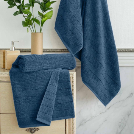 Полотенце Verossa 50/90 Milano Махра 500 гр/м2 Темно-лазурный 749756