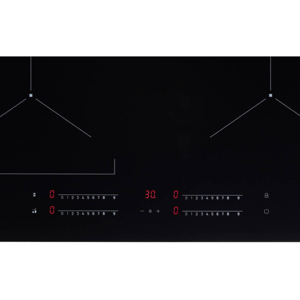 Встраиваемая варочная панель Индукционная Vard VHI6461K, 59 см, цвет Чёрный