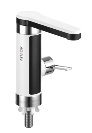 Водонагреватель проточный Atmor TAP Elegance 3 KW, Кран, Цвет Белый