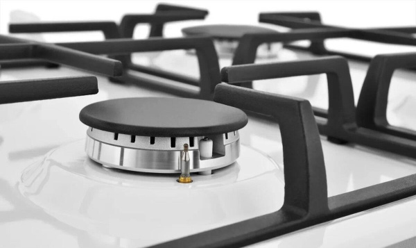 Встраиваемая варочная панель Газовая Hotpoint HGMT 642 WH, 58,5 см, цвет Белый