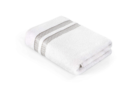 Полотенце Verossa 50/90 Reticolo Махра 500 гр/м2 Белое 734491