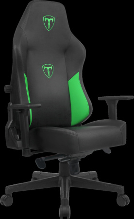 Игровое кресло T-Line Grand (Экокожа) Black+Green