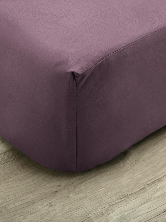 Простынь на резинке Mona Liza Berry 160*200*25 Бордовый 555026/1