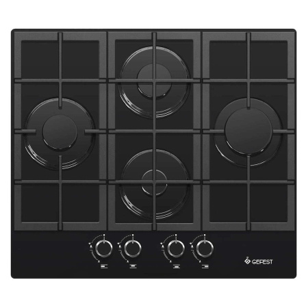 Встраиваемая варочная панель Газовая Gefest ПВГ 2231 К3, 60 см, цвет Чёрный