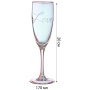 Набор бокалов для шампанского Lefard Любовь 2 пр. 170 мл 194-893
