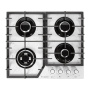 Встраиваемая варочная панель Газовая Gefest ПВГ 2232-01 Р152, 60 см, цвет Белый мрамор