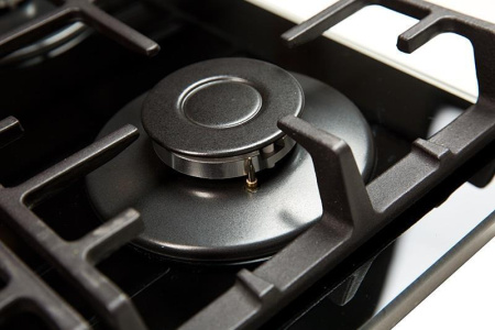 Встраиваемая варочная панель Газовая Oasis P-3GBT, 46 см, цвет Чёрный