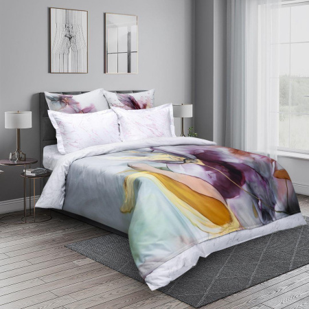 КПБ 2 сп Mona Liza Serg Look Golden Glow Iris 50/70, 70/70 Макосатин 5860/16