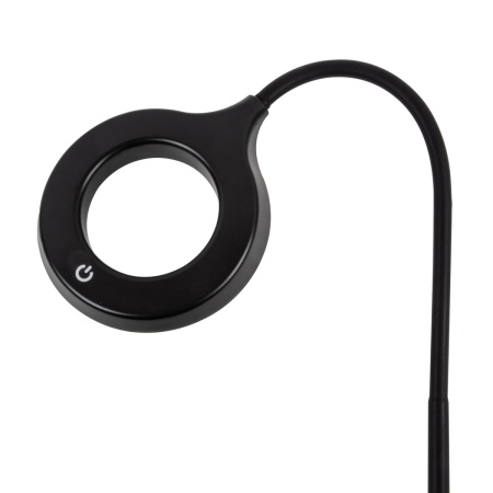 Напольный светильник Uniel ULM-T610 (7W(600lm) сенсор/диммер, металл/пластик) Черный