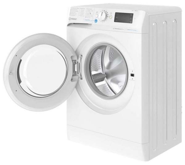 Стиральная машина с фронтальной загрузкой Indesit BWSE 6105 WWV UZ, Max загрузка - 6кг, Max отжим - 1 000об/мин., цвет Белый