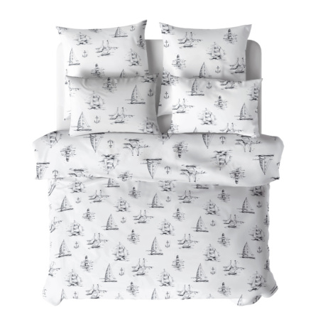 КПБ 2 сп Verossa Regatta gray 50/70 Сатин 921443