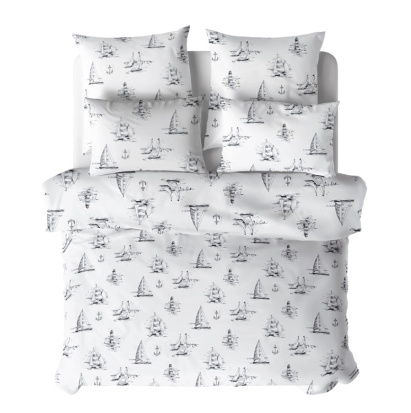 КПБ 2 сп Verossa Regatta gray 50/70 Сатин 921443