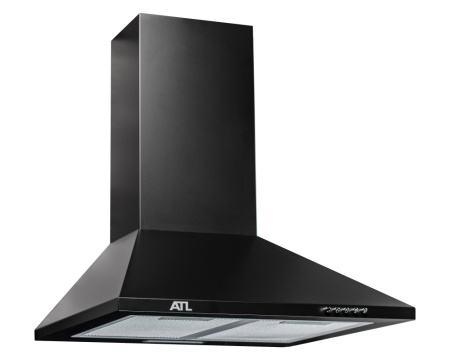 Вытяжка купольная, настенная, ATL 3503, цвет Чёрный, ширина 50см.