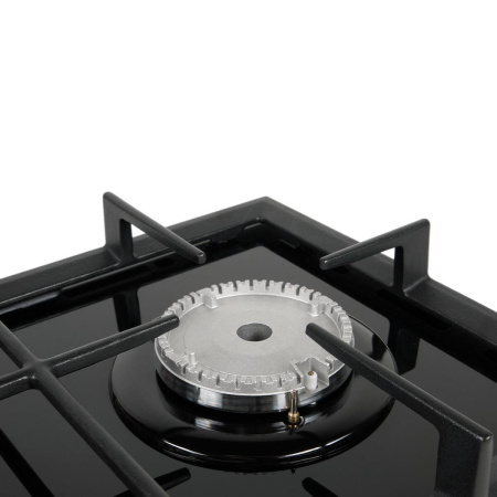 Встраиваемая варочная панель Газовая Oasis P-GBD, 29 см, цвет Чёрный