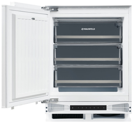 Морозильник встраиваемый Maunfeld MBFR88SWGR Inverter, цвет 