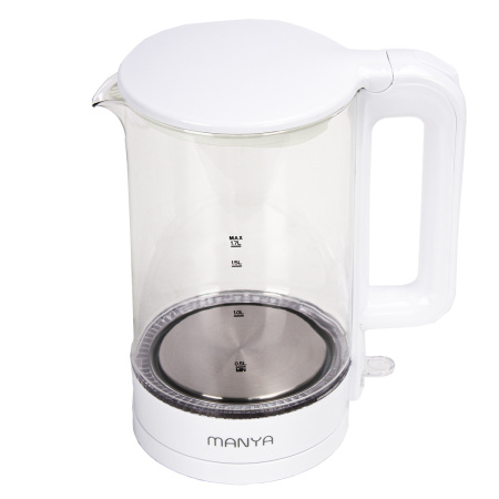Электрический чайник Manya EK073GW, цвет Белый глянец