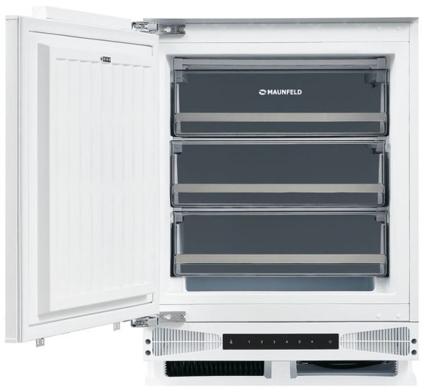 Морозильник встраиваемый Maunfeld MBFR88SWGR Inverter, цвет 